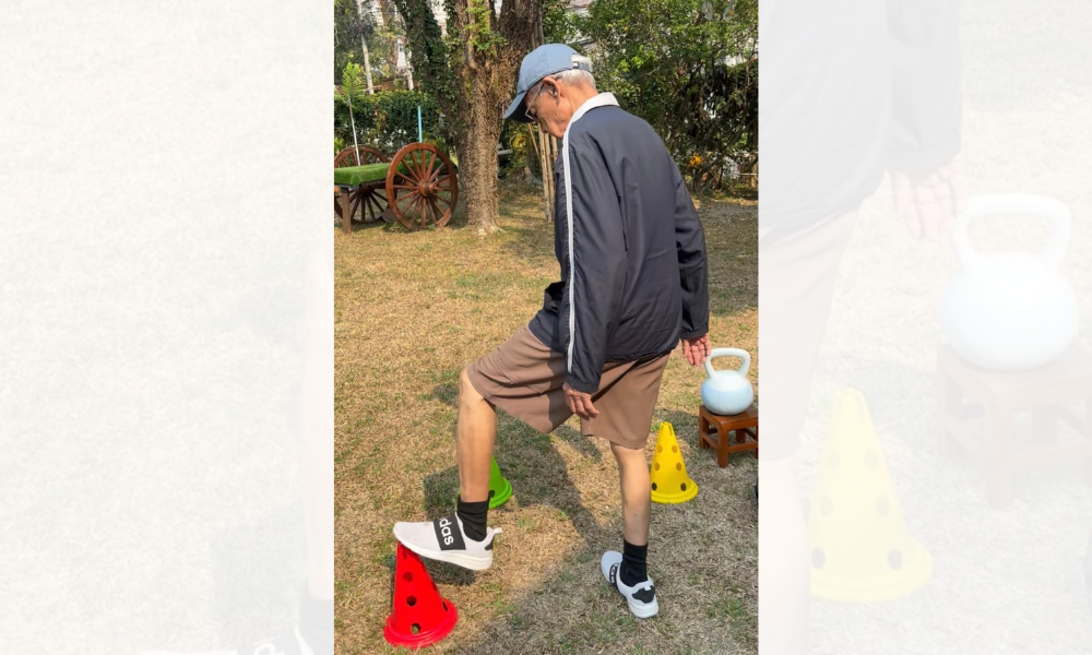 Fall prevention strength exercise